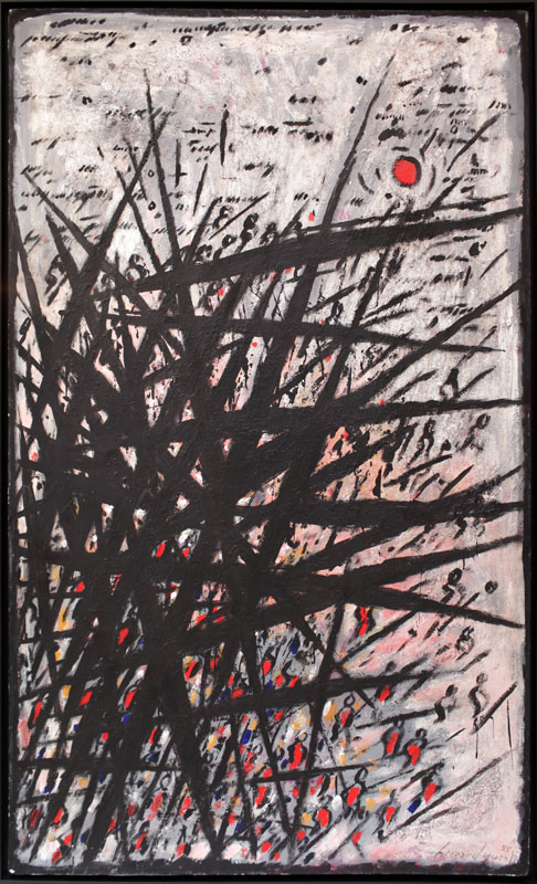 Bernard Quentin, 1955, Soleil rouge