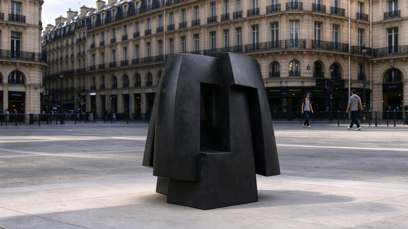 Château de l'âme Noir H.175cm